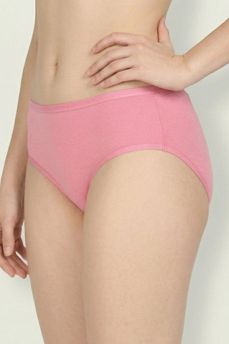 Zivame Medium Rise Full Coverage Hipster Panty (Pack of 3) - Multicolor  — image 3